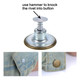 17mm Replacement Jeans Buttons (Pack of 50)